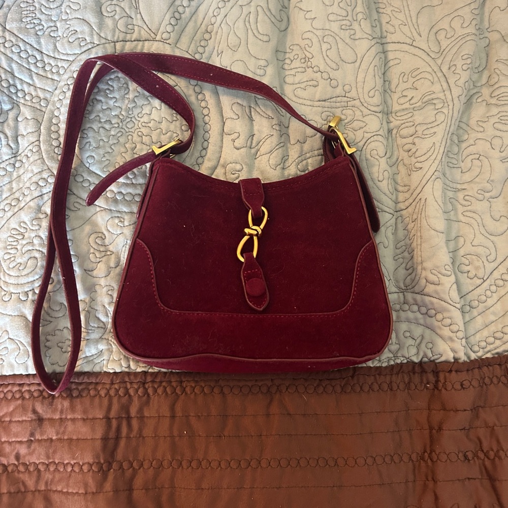 suede purse